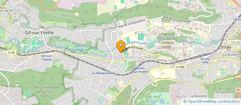 localisation de l'entreprise X GINETLAPLA à BURES-SUR-YVETTE