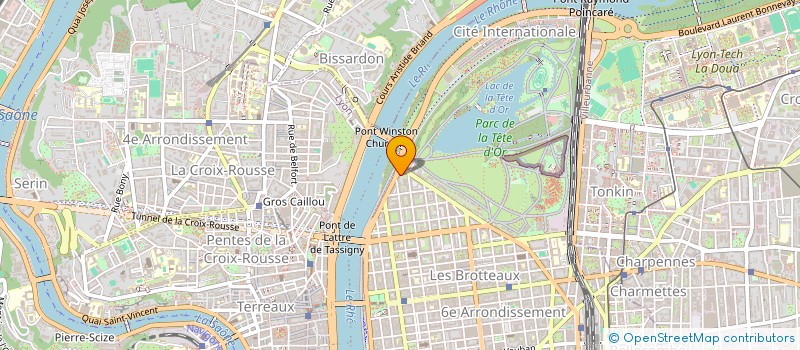 localisation de l'entreprise X. GRAZ AUDIT & CONSEIL  LYON