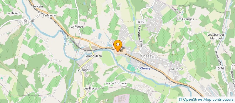 localisation de l'entreprise X'IA INVESTISSEMENT à CHESSY