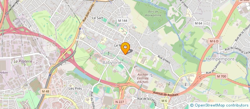 localisation de l'entreprise X-ITING à VILLENEUVE-D'ASCQ