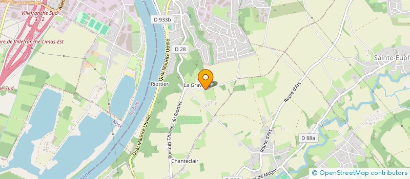 localisation de l'entreprise X L  JASSANS-RIOTTIER