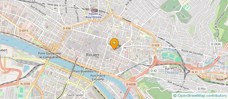 localisation de l'entreprise X & L à ROUEN