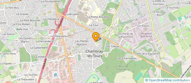 localisation de l'entreprise X.L. IMMO  CHAMBRAY-LES-TOURS