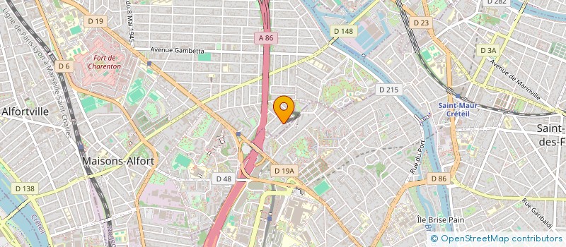 localisation de l'entreprise X. L. SECURITE PRIVEE  MAISONS-ALFORT