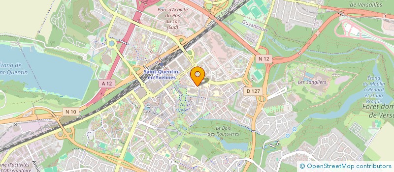 localisation de l'entreprise X LOG X  GUYANCOURT