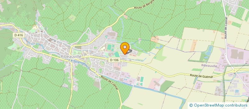 localisation de l'entreprise X & M SCHELCHER  RIBEAUVILLE