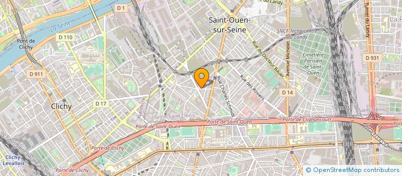 localisation de l'entreprise X MADELVIAL à SAINT-OUEN-SUR-SEINE
