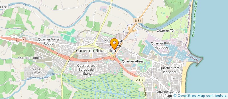 localisation de l'entreprise X-MARINE CANET à CANET-EN-ROUSSILLON