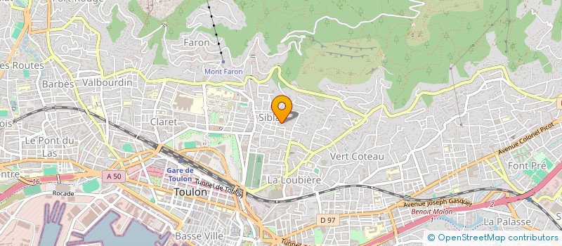 localisation de l'entreprise X METAL à TOULON