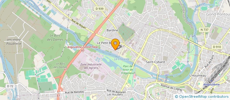 localisation de l'entreprise X PACK  SAINT-YRIEIX-SUR-CHARENTE