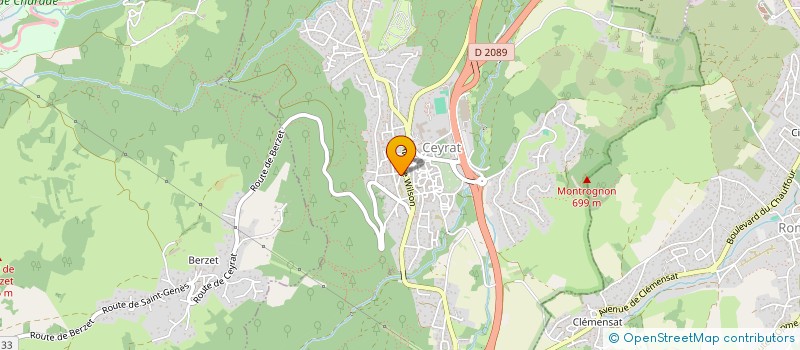 localisation de l'entreprise X-PAIRE  CEYRAT