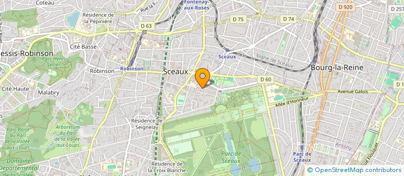 localisation de l'entreprise X                             PAULESIOZA à SCEAUX