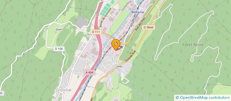 localisation de l'entreprise X-PRESS LASER  GROISSIAT