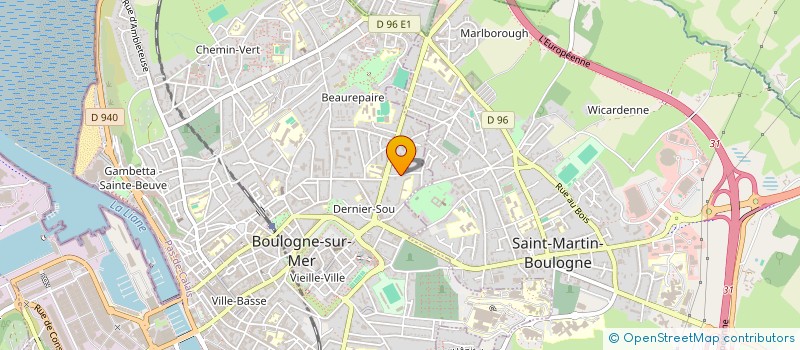 localisation de l'entreprise X'PRESSION à BOULOGNE-SUR-MER
