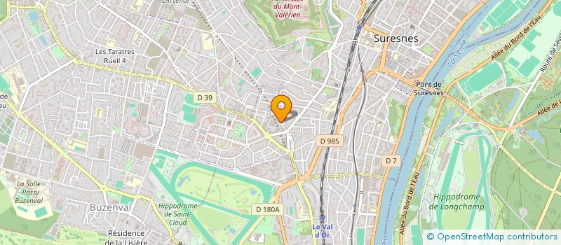 localisation de l'entreprise X'PRIM à SURESNES