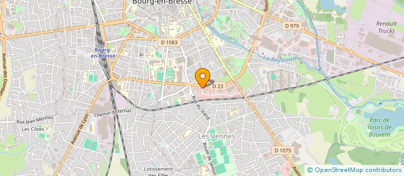 localisation de l'entreprise X-PRO REALISATION à BOURG-EN-BRESSE