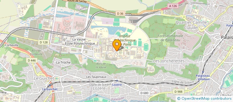 localisation de l'entreprise X-PROJETS à PALAISEAU