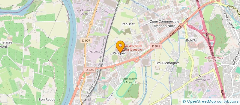 localisation de l'entreprise X PUB CONCEPT à LE PONTET