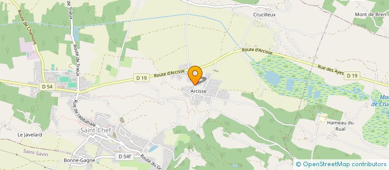 localisation de l'entreprise X R STUDIO CHAPPAZ  SAINT-CHEF