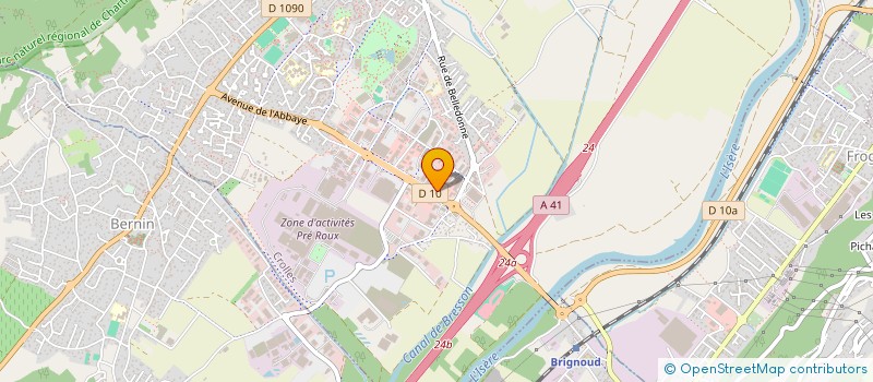 localisation de l'entreprise X-RAY CROLLES  CROLLES