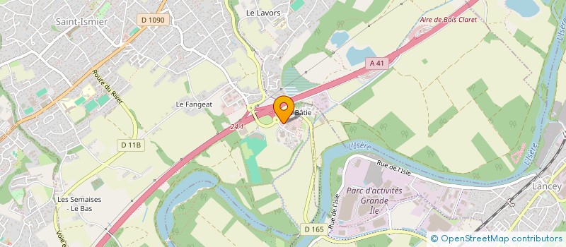 localisation de l'entreprise X-RAY IMMO à SAINT-ISMIER