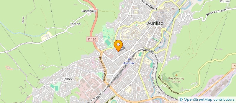 localisation de l'entreprise X RAY RENT MEDICAL PAR ABREVATION X2R MEDICAL à AURILLAC