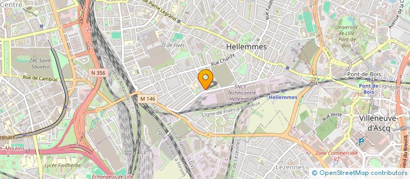 localisation de l'entreprise X-REPRESENT à LILLE