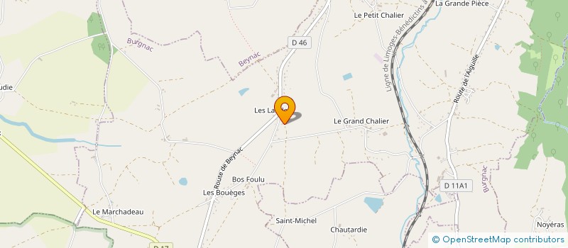 localisation de l'entreprise X.S. à BURGNAC