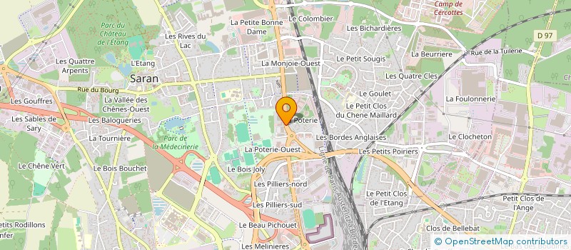 localisation de l'entreprise X-SIZE à SARAN