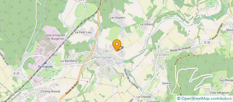 localisation de l'entreprise X SPEED SKI  PERRIGNIER