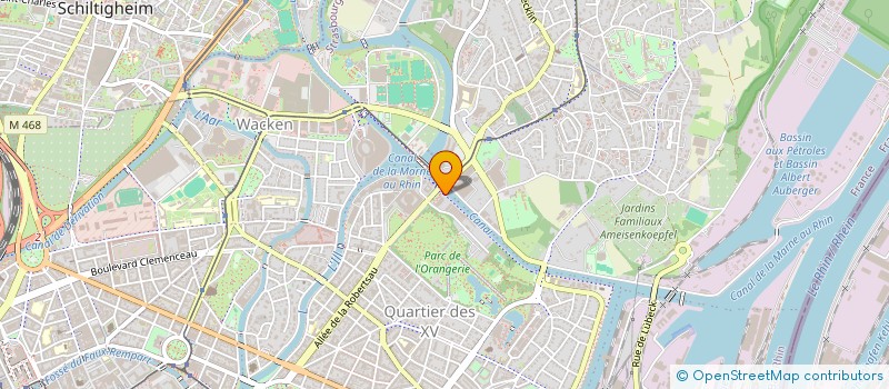 localisation de l'entreprise X-STRIKES à STRASBOURG