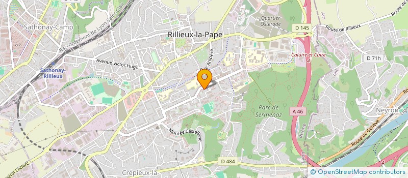 localisation de l'entreprise X SUSHI  RILLIEUX-LA-PAPE