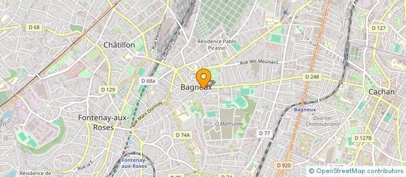 localisation de l'entreprise X SUZANGASTE à BAGNEUX