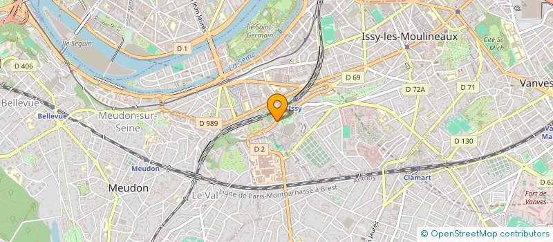 localisation de l'entreprise X.T. SPORT ELITE (X.T.S.E) à ISSY-LES-MOULINEAUX
