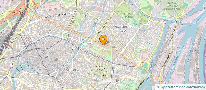 localisation de l'entreprise X-TEN à STRASBOURG