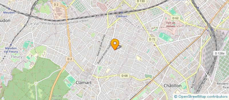localisation de l'entreprise X THEREALLOI à CLAMART