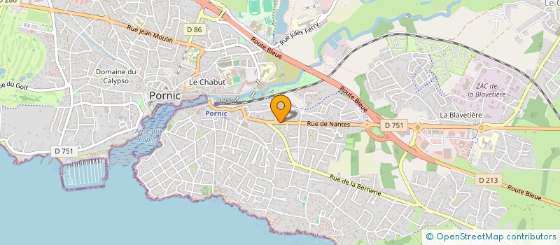 localisation de l'entreprise X'TREM NAUTIC  PORNIC