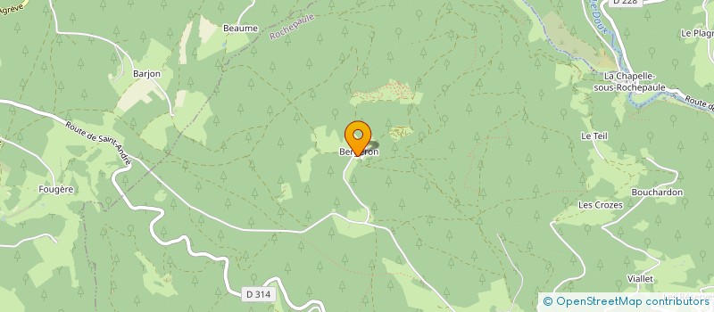 localisation de l'entreprise X'TREM ROCHE  ROCHEPAULE