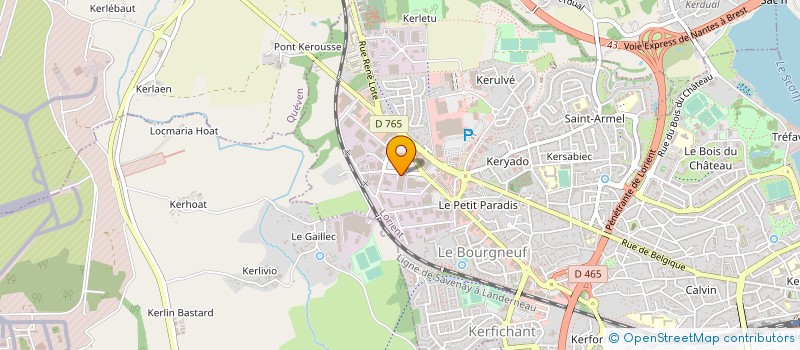 localisation de l'entreprise X TREME SA à LORIENT