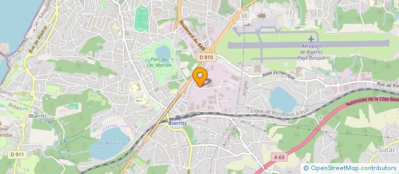 localisation de l'entreprise X-TREMENTERPRISE à BIARRITZ