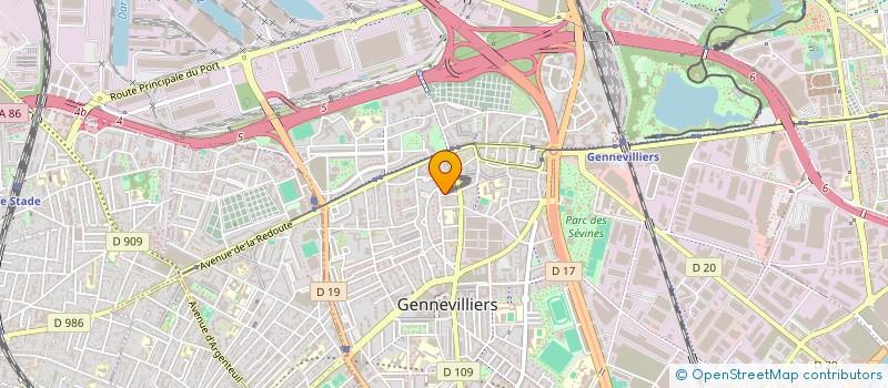 localisation de l'entreprise X-VISION  GENNEVILLIERS