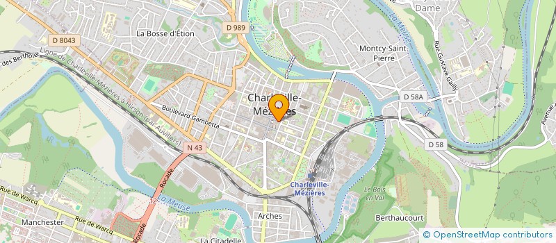 localisation de l'entreprise X.Z. MOD à CHARLEVILLE-MEZIERES