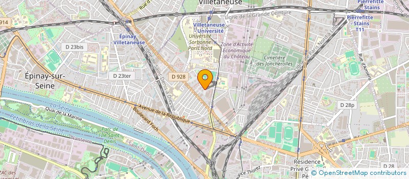 localisation de l'entreprise X ZERO à VILLETANEUSE