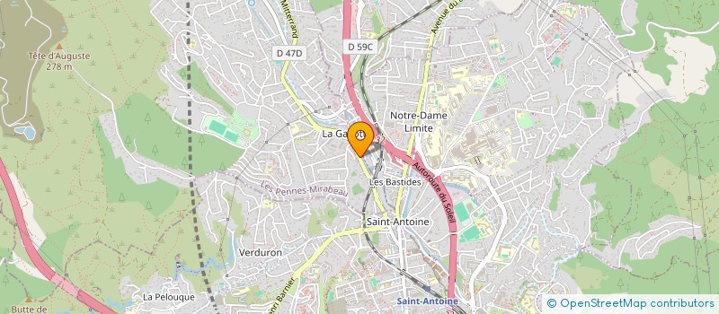 localisation de l'entreprise X23 à LES PENNES-MIRABEAU