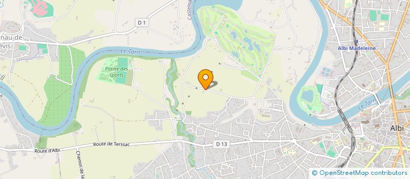 localisation de l'entreprise X27  ALBI