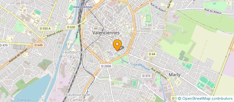 localisation de l'entreprise X2CR à VALENCIENNES