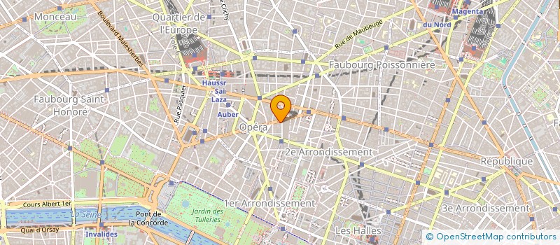 localisation de l'entreprise X2F à PARIS