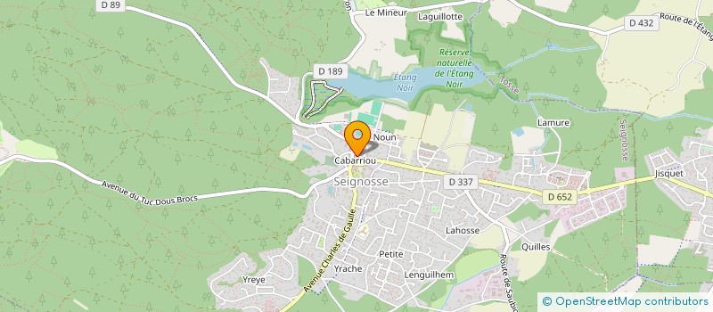 localisation de l'entreprise X3  ANGRESSE