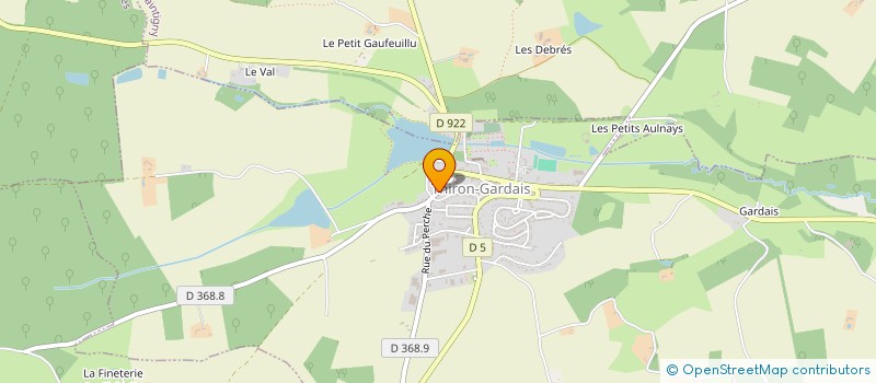localisation de l'entreprise X3KFOX  THIRON-GARDAIS