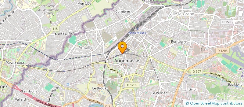localisation de l'entreprise X4BOYS à ANNEMASSE